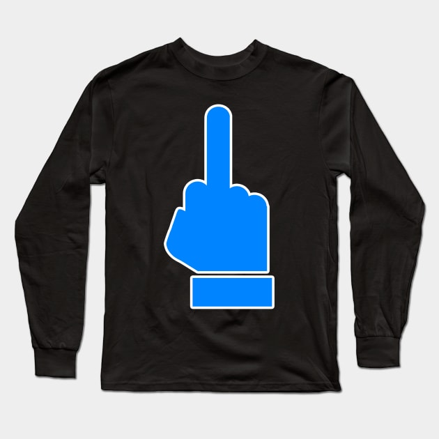 Finger Long Sleeve T-Shirt by BigOrangeShirtShop